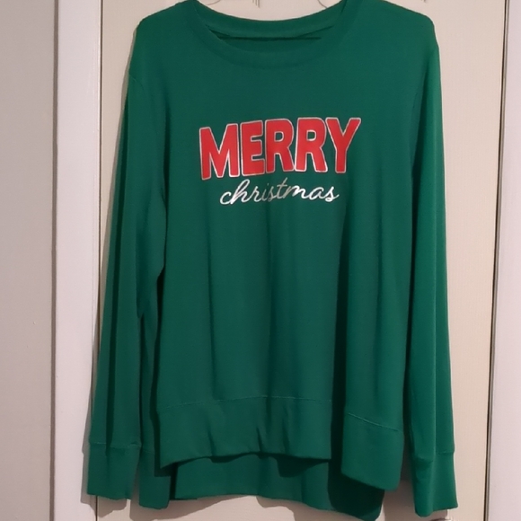 Green Merry Christmas Sweater - Picture 2 of 2